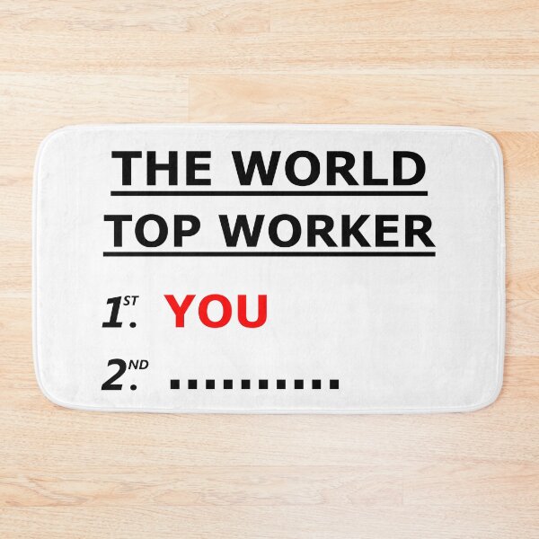 Item preview, WORLD TOP WORKER PERSON FIRST STRONG BEST BRAVE GIFT APPRECIATION CORAGEOUS designed and sold by martinosfr.