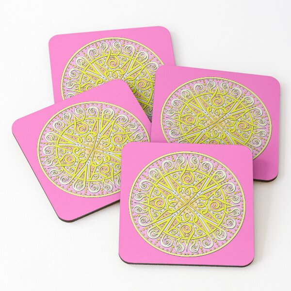 Aperçu de l'œuvre Mandala de limonade rose créée et vendue par Dana Kester-McCabe.