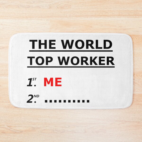 Item preview, WORLD TOP WORKER FIRST STRONG QUALIFIED BEST BRAVE GIFT APPRECIATION  designed and sold by martinosfr.