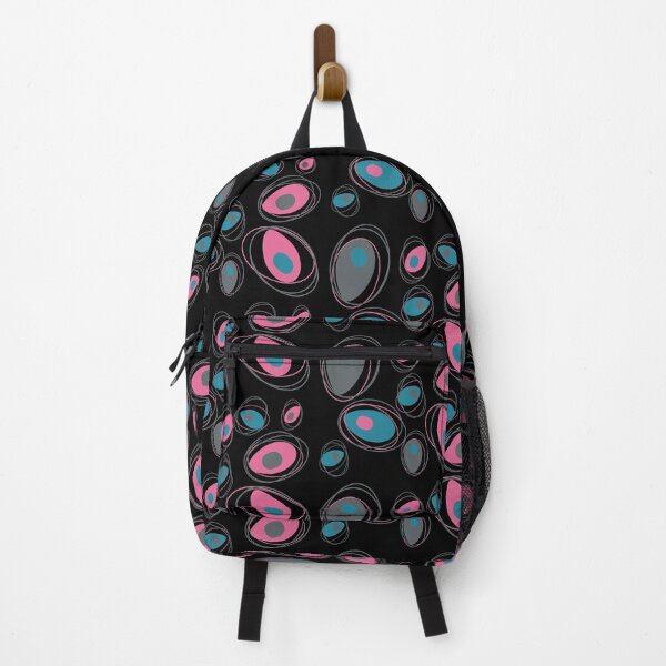 Item preview, Mid Century Modern Abstract Design Teal Gray Pink Retro, MCM designed and sold by funnytshirtemp.