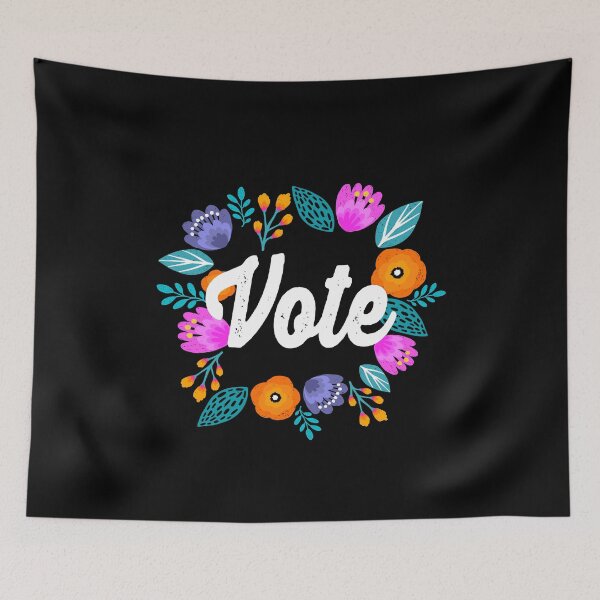 Item preview, VOTE Flower Voter Women designed and sold by MagicBoutique.