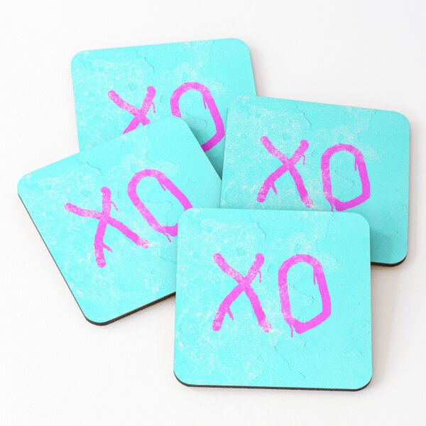 Item preview, Kiss Hug (Pink On Blue Edition) designed and sold by IKDG.