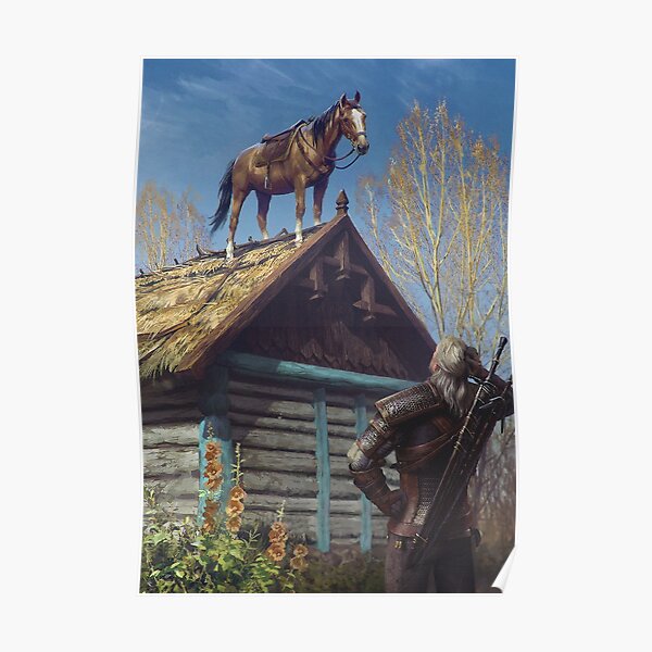 Hexer 3 Roach Graphic, Roach auf dem Dach Poster
