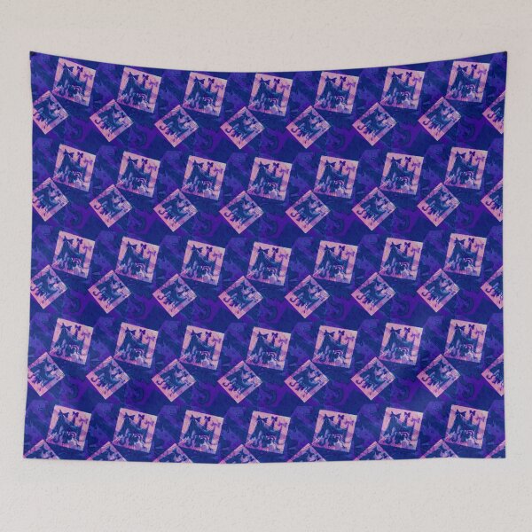Item preview, Ribbons and bows, blue, smaller size pink squares designed and sold by Nickdavisinghe.