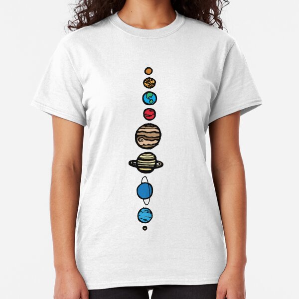 Planets Colour Classic T-Shirt