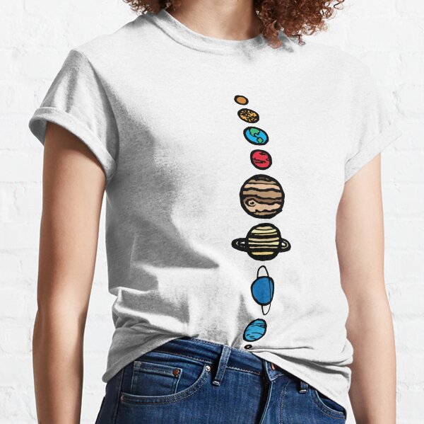Planets Colour Classic T-Shirt