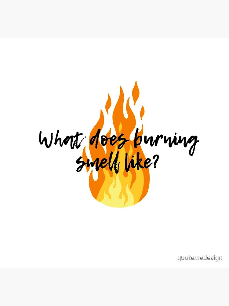 What does burning smell like? - Schitt's Creek by quotemedesign