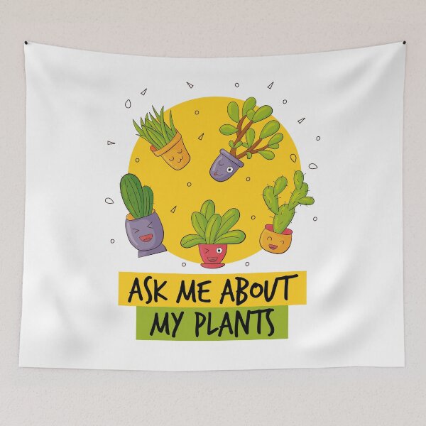 Item preview, Ask Me About My Plants | Funny Cute Cactus And Succulent designed and sold by knapst.
