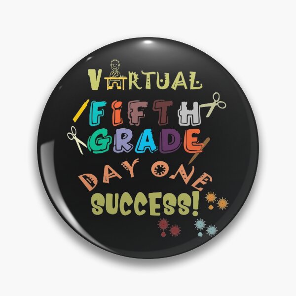 Item preview, Virtual Fifth Grade Day One Success - Cool Retro Art Style Gift Ideas designed and sold by leo121687.