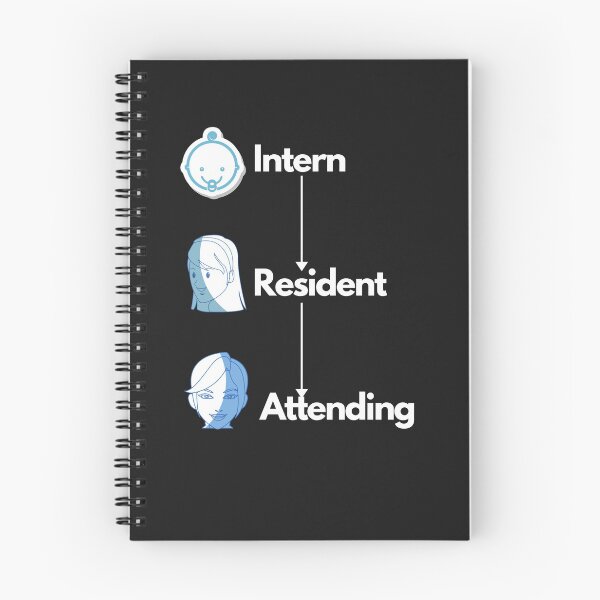 Item preview, INTERN - RESIDENT - ATTENDING (F) designed and sold by Rdjric123.