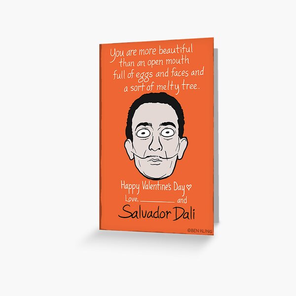 Salvador Dalí Greeting Card