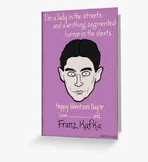Franz Kafka Greeting Card