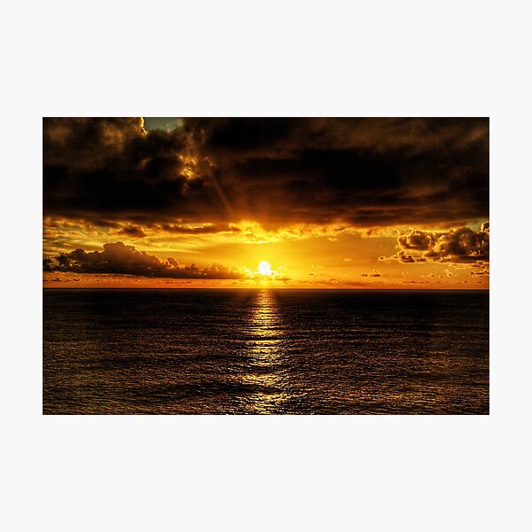 Item preview, Sunset over the ocean designed and sold by Michael Cherne.