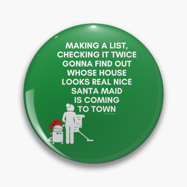 Item preview, Santa Maid, Cleaning Crew, Housekeeping Humor Christmas designed and sold by SavvyCleaner.