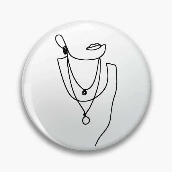 Item preview, Abstract Modern - Feminine Layered Necklaces - Art Line Drawing designed and sold by RLYGR8.