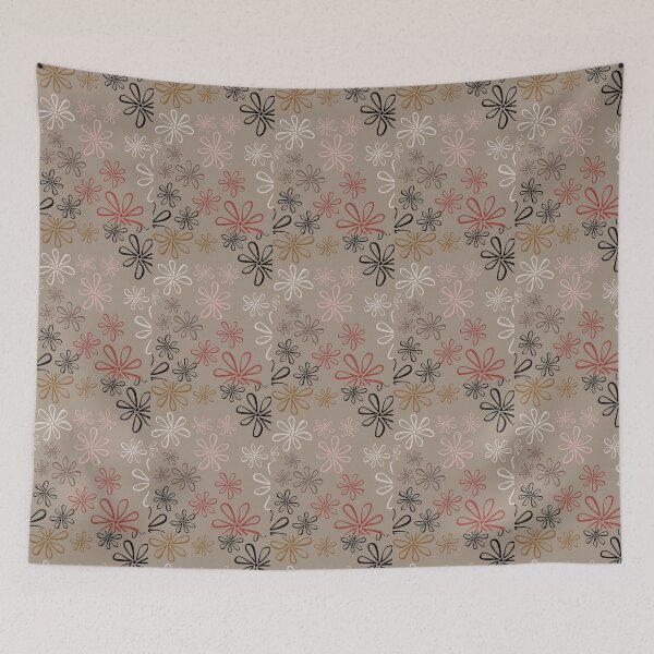 Item preview, Warm toned summer flower plants pattern gift design designed and sold by Michael Schmidt.