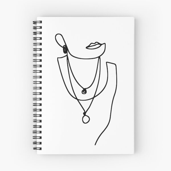 Item preview, Abstract Modern - Feminine Layered Necklaces - Art Line Drawing designed and sold by RLYGR8.