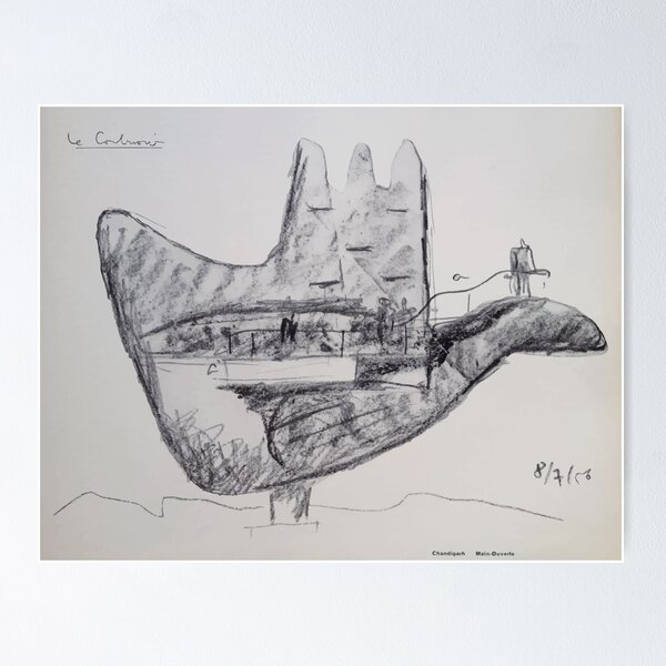 Item preview, Le Corbusier, Main-Ouverte Chandigarh designed and sold by THELEMA.