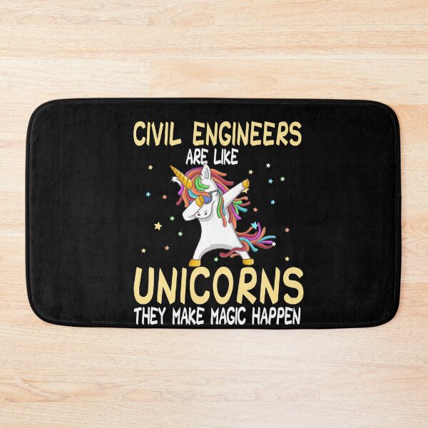 Item preview, Civil Engineers Are Like Unicorns They Make Magic Happen designed and sold by zedesignn.