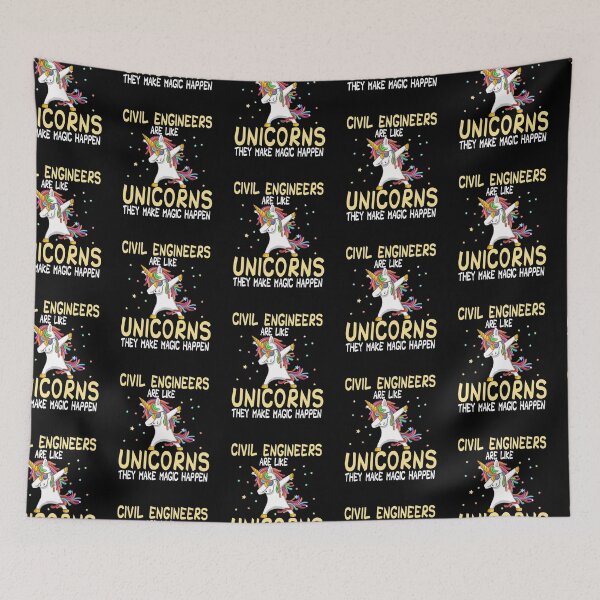 Item preview, Civil Engineers Are Like Unicorns They Make Magic Happen designed and sold by zedesignn.