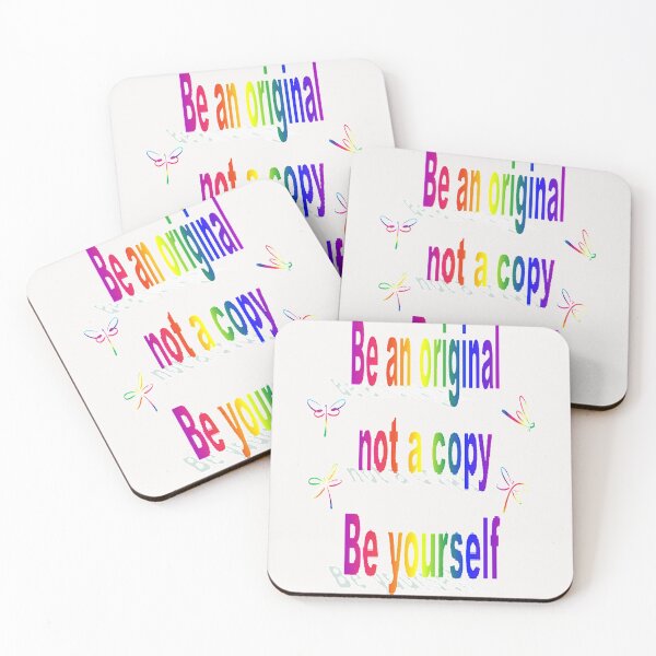 Item preview, Be an original,bold,muticolor,inspiring ,words design designed and sold by Adri Barnard.