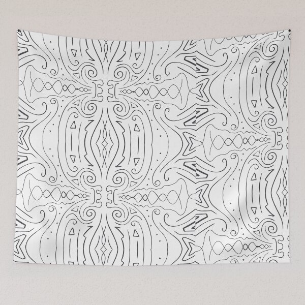 Item preview, Flowing Line Abstract designed and sold by Rechronicle.
