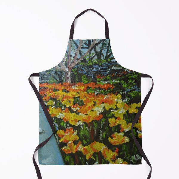 Aperçu de l'œuvre Jardin de fleurs jaunes créée et vendue par Livia Burchianti.