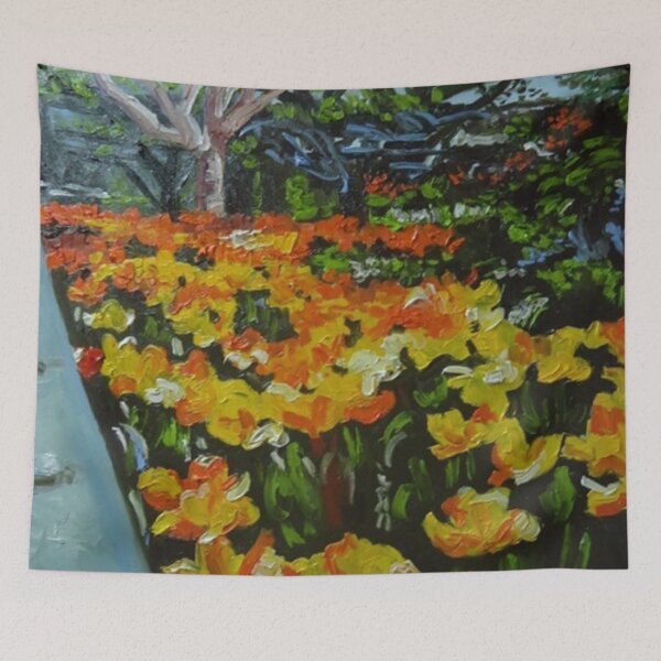 Item preview, Yellow Flowers Garden designed and sold by Livia Burchianti.