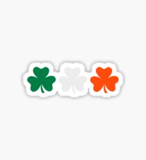 Ireland flag shamrocks Sticker