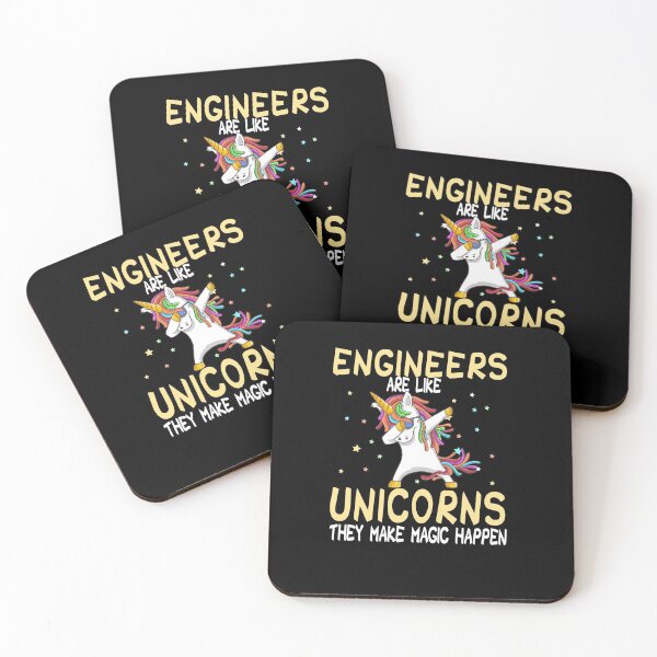 Item preview, Engineers Are Like Unicorns They Make Magic Happen designed and sold by zedesignn.