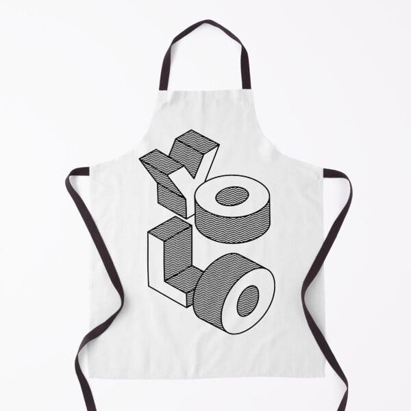Item preview, YOLO Isometric Block Letters designed and sold by tiptoptees.