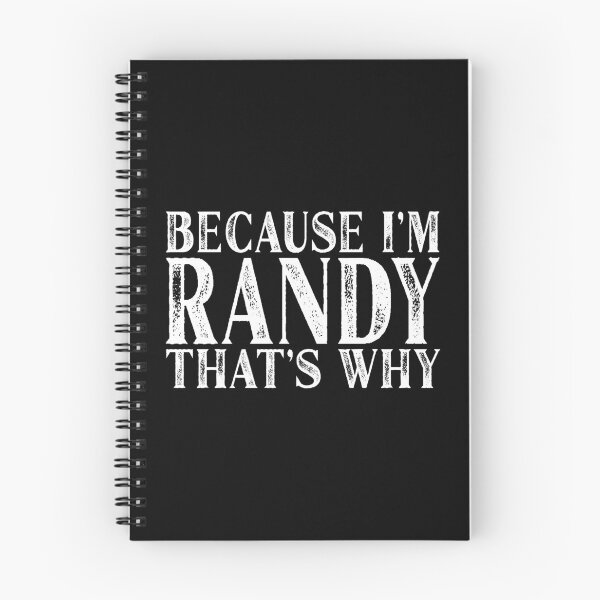 Item preview, Because I'm Randy That's Why Personalized Named print designed and sold by Grabitees.