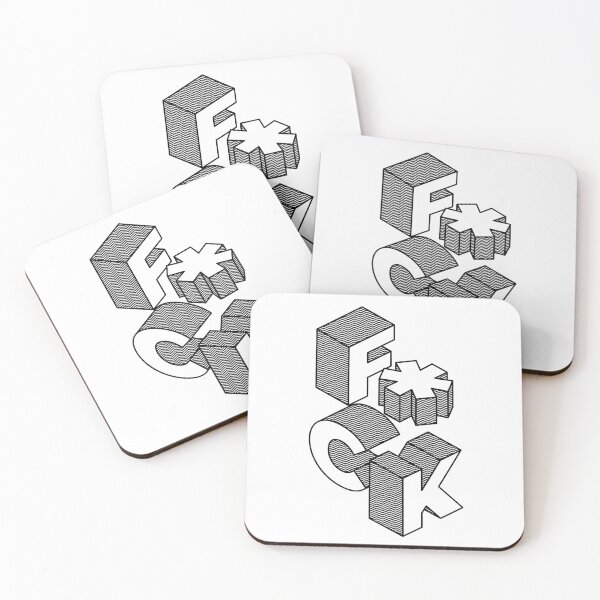 Item preview, F*CK Isometric Block Letters designed and sold by tiptoptees.