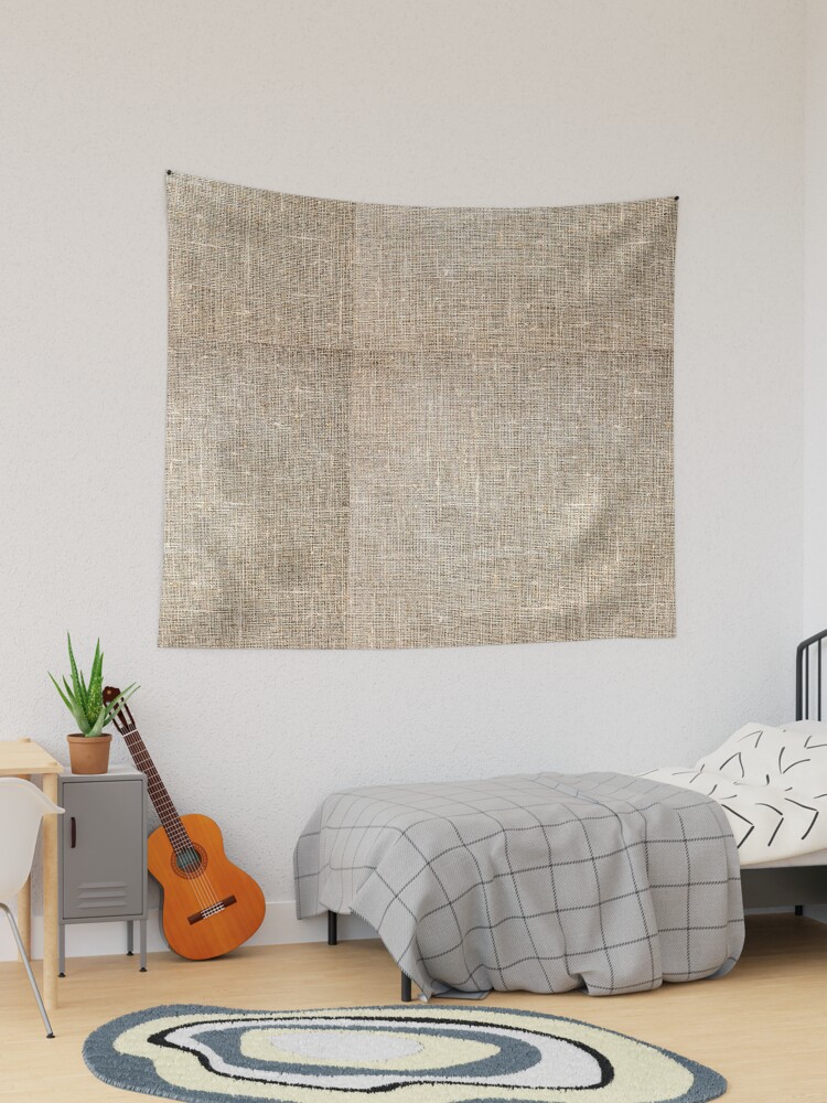 brown Burlap Tapestry