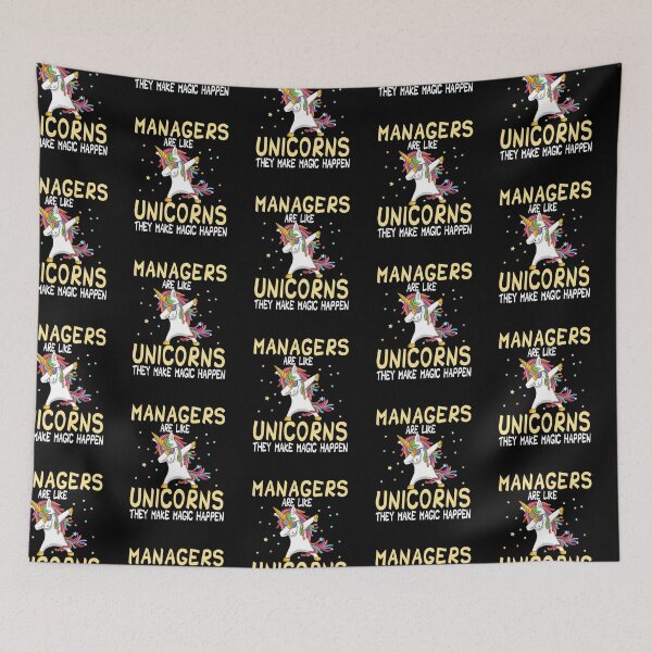 Item preview, Managers Are Like Unicorns They Make Magic Happen designed and sold by zedesignn.