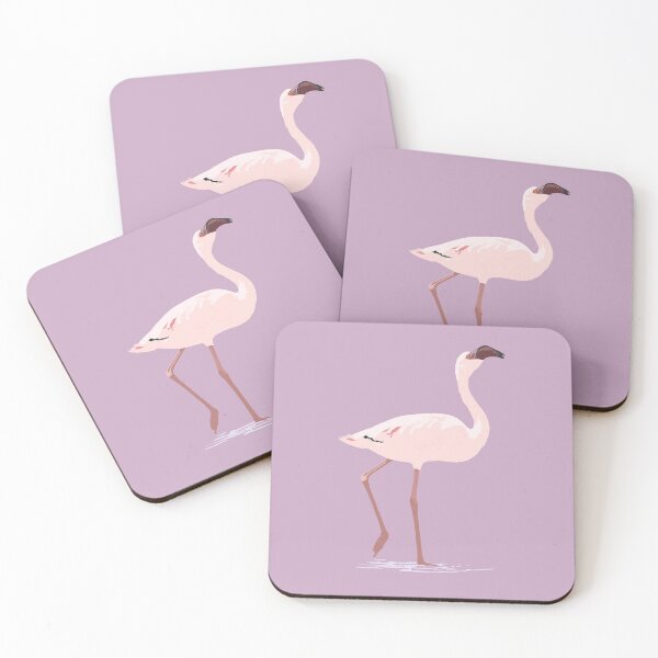 Item preview, Feeding Flamingos - Lavender designed and sold by AnthonyZed.