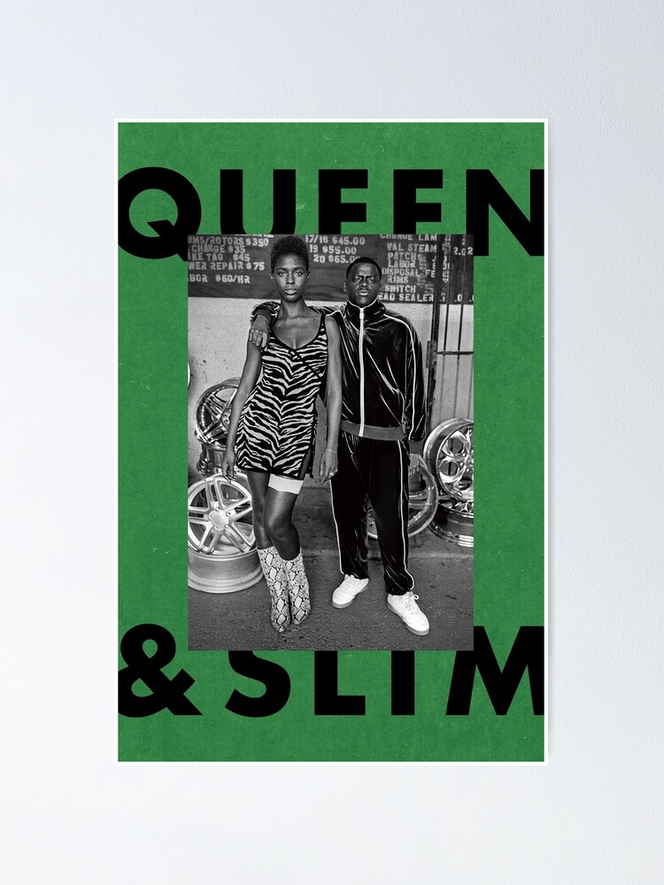 "Queen and Slim Green Poster" Poster for Sale by Mattstyle Redbubble