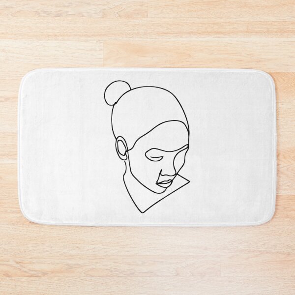 Item preview, Abstract Modern - Feminine Face Portrait - Art Line Drawing designed and sold by RLYGR8.