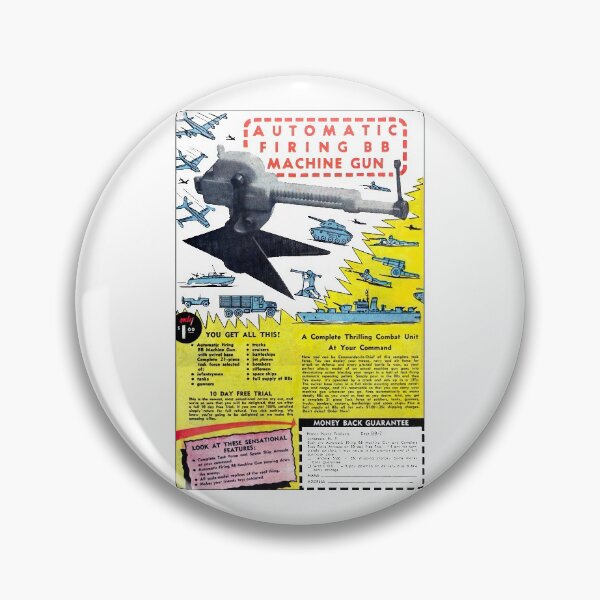 Item preview, AUTOMATIC BB MACHINE GUN - ADVERT designed and sold by ThrowbackAds.