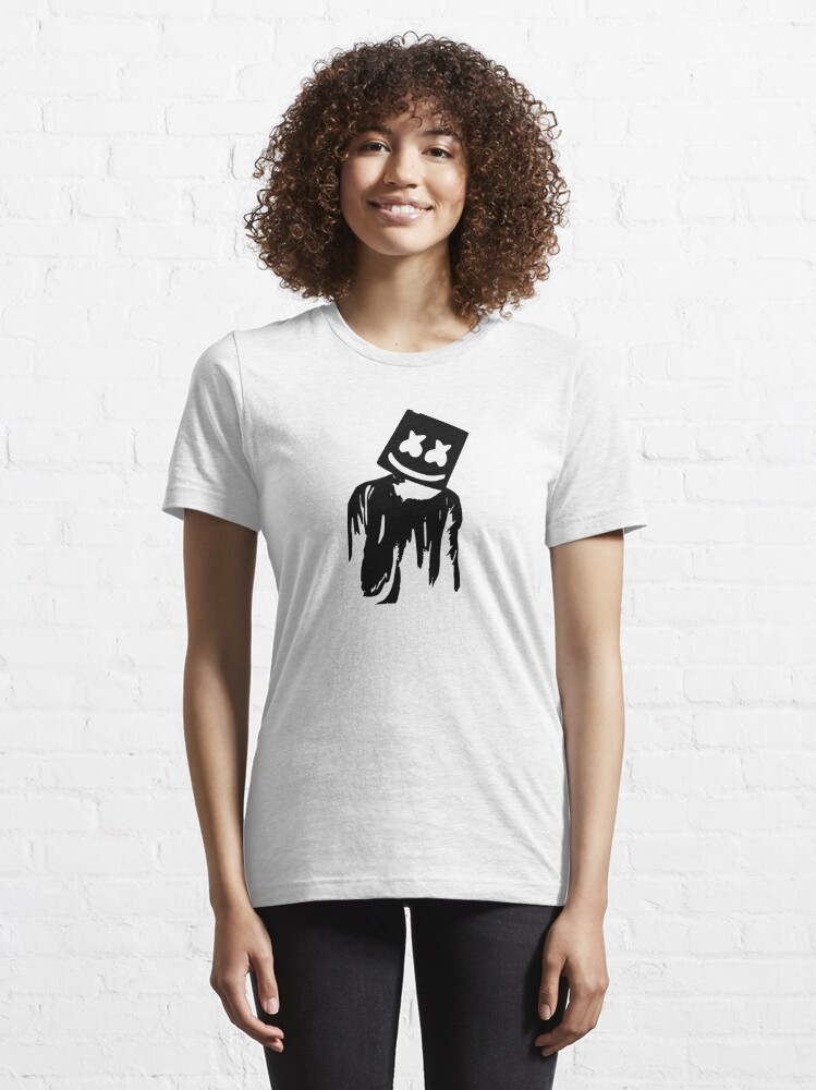 Marshmello Black And White T Shirt Casual Sweatshirt - T Shirt