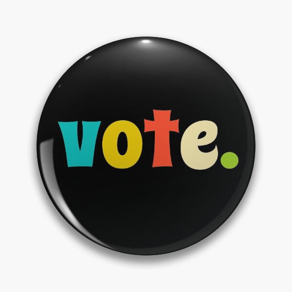 Item preview, VOTE Retro Face Mask Election designed and sold by MagicBoutique.