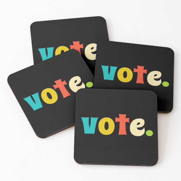 Item preview, VOTE Retro Face Mask Election designed and sold by MagicBoutique.
