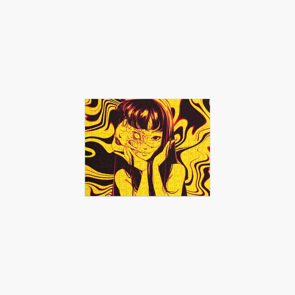 Junji Ito Collection - Tomie - Yellow Jigsaw Puzzle