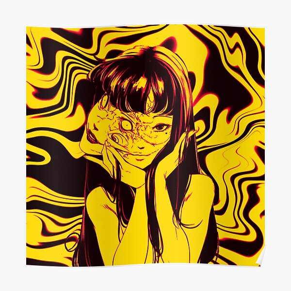 Junji Ito Collection - Tomie - Yellow Poster