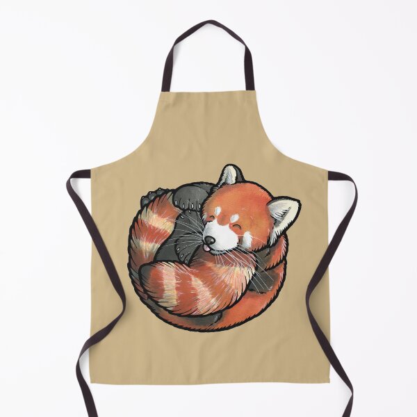 Item preview, Sleeping red panda designed and sold by animalartbyjess.