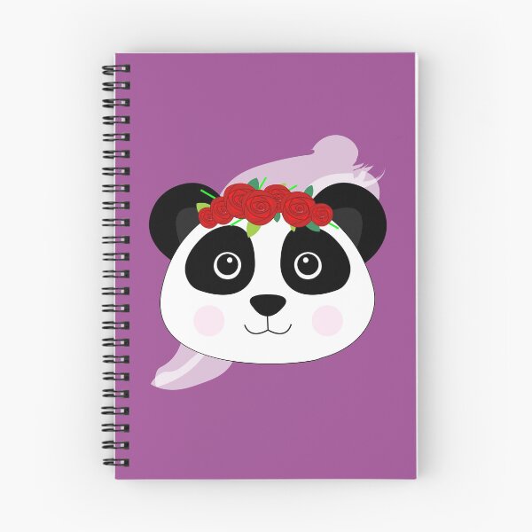 Item preview, Cute female baby panda  with red flowers crown  designed and sold by SGS-.