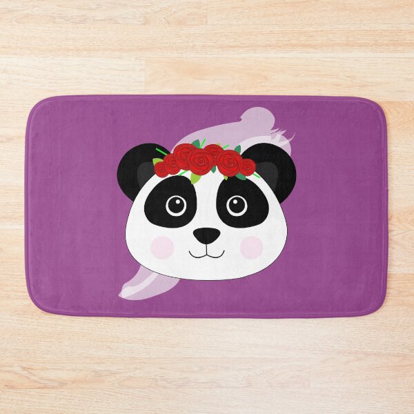 Item preview, Cute female baby panda  with red flowers crown  designed and sold by SGS-.