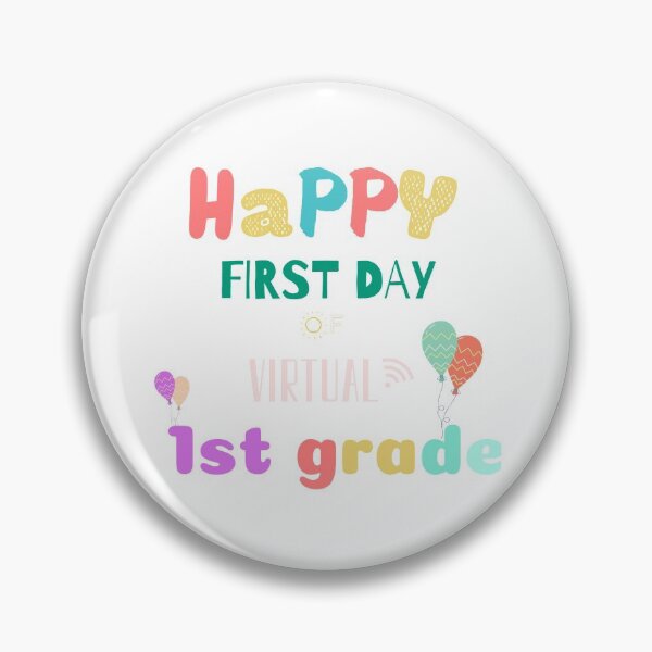 Item preview, First day of virtual 1st grade. Virtual Teaching.  designed and sold by Createez.
