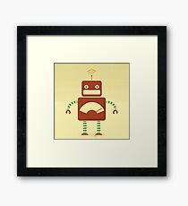 Robo-bro Framed Print