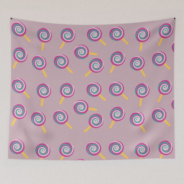 Item preview, Old rose lollipop candy pattern gift design designed and sold by Michael Schmidt.